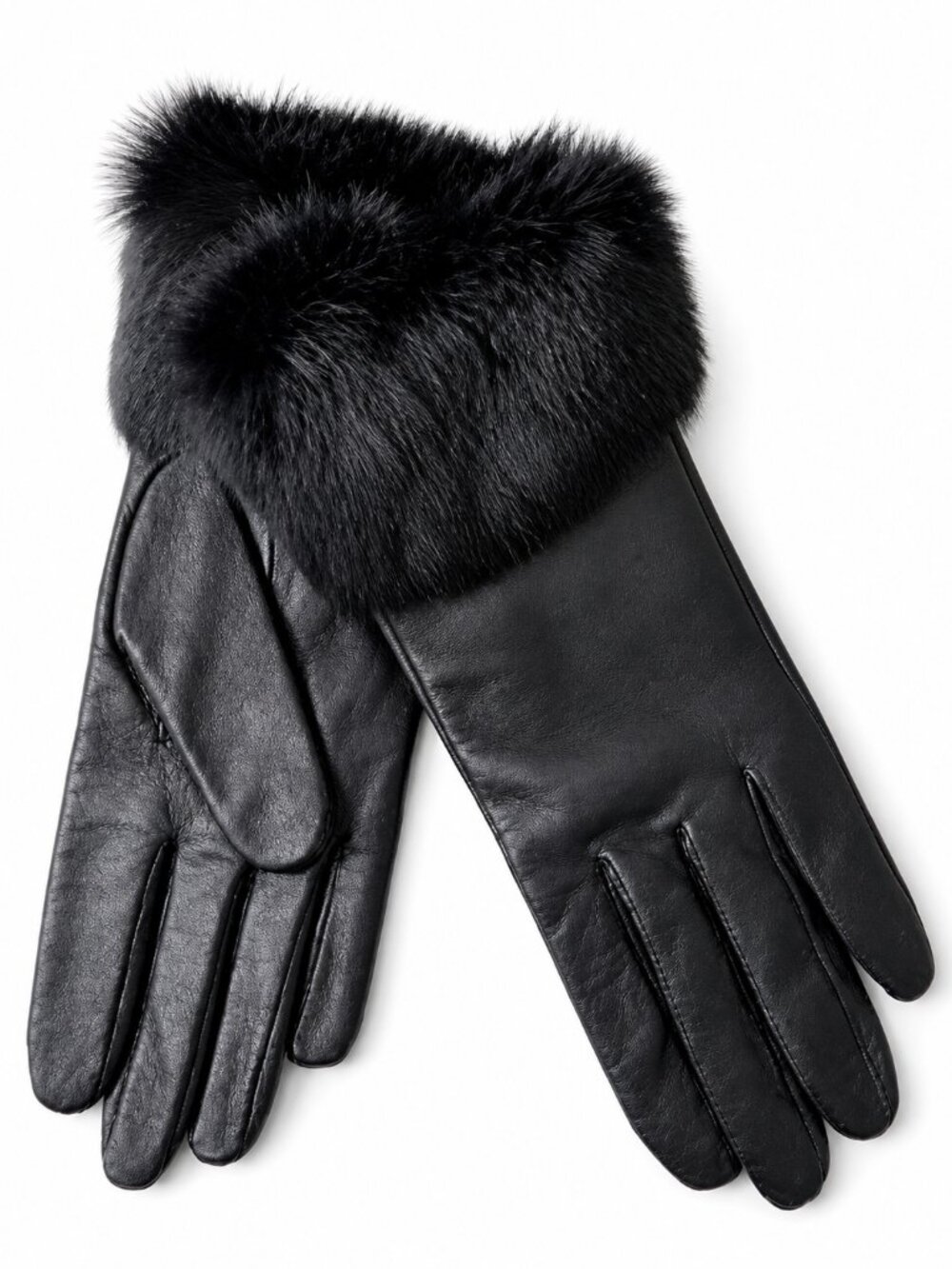 NEW Women's Apt. 9® Leather Gloves Size Large